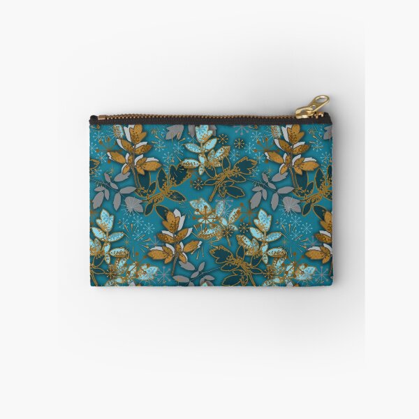 Item preview, Rich Dark Teal Leaves Seamless Repeat  designed and sold by Sharon Schwalbe.