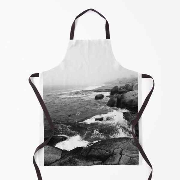 Item preview, Sea Crashing Against Rocks Black and White Photographic Print designed and sold by Mother-Nature65.
