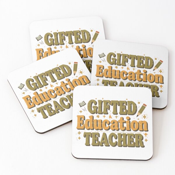 Item preview, Gifted education Teacher - Funny Quote Design.white designed and sold by Happyhoo1.