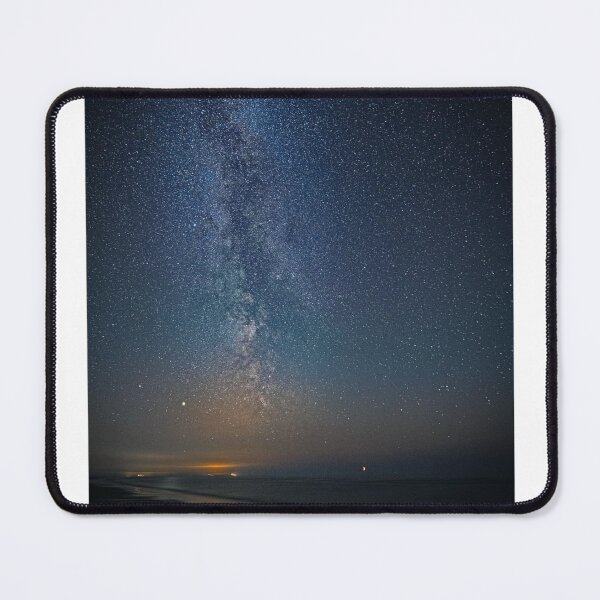 Item preview, Night Sky Over Calm Beach Photographic Print designed and sold by Mother-Nature65.