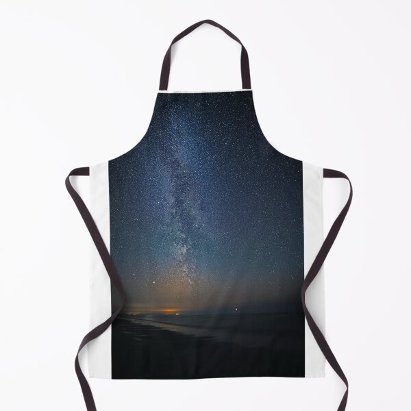 Item preview, Night Sky Over Calm Beach Photographic Print designed and sold by Mother-Nature65.