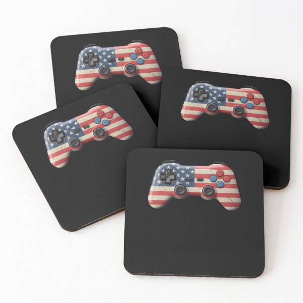 Item preview, Retro Vintage Gaming Controller Usa Flag Gamer Men Boys designed and sold by clothesy7.