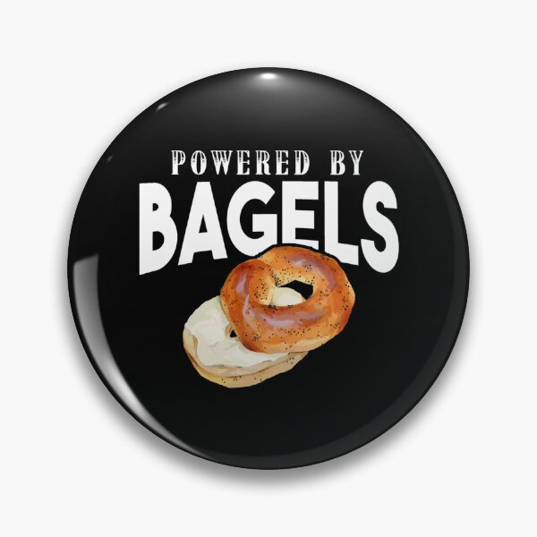 Item preview,  Funny Bagel Lover Gifts - Powered By Bagels Gift designed and sold by wilbert-aguirre.