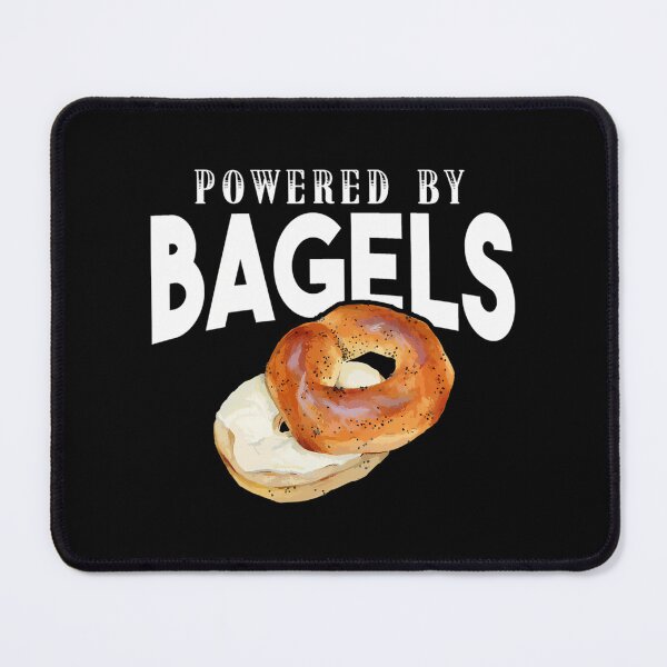 Item preview, Funny Bagel Lover Gifts - Powered By Bagels Gift designed and sold by wilbert-aguirre.