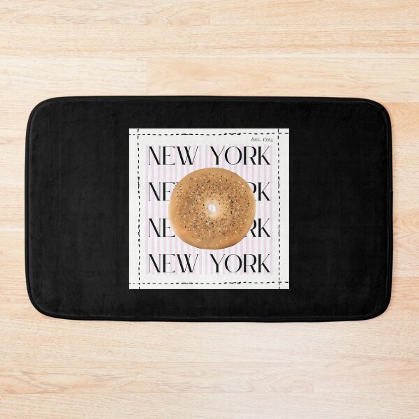 Item preview, New York Bagel  Iconic Everything Bagel Food Art designed and sold by wilbert-aguirre.