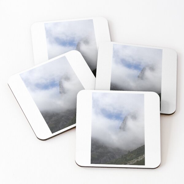 Item preview, Mountain Peak Through Mist Photographic Print designed and sold by Mother-Nature65.