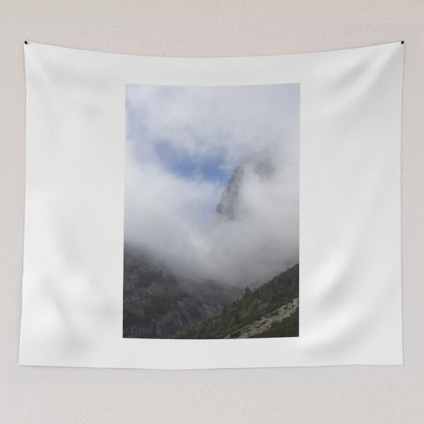 Item preview, Mountain Peak Through Mist Photographic Print designed and sold by Mother-Nature65.