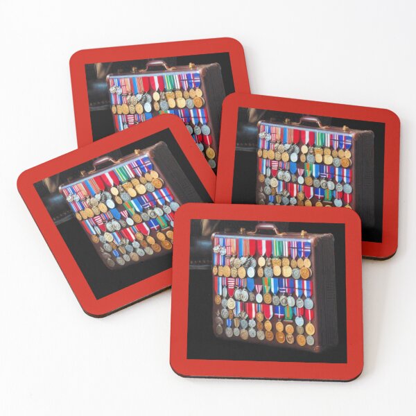 Item preview, Case of Honor: Vintage Suitcase Display of Military Awards designed and sold by daweave77.