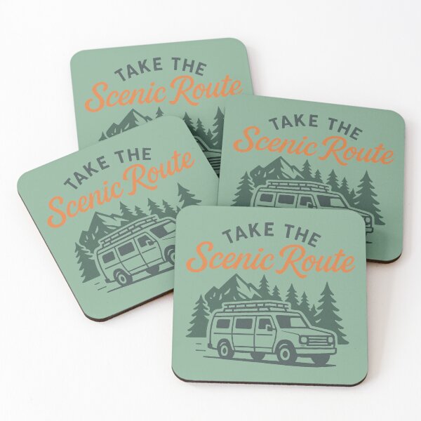 Item preview, Scenic Route Van Life designed and sold by PrintSmithArt.