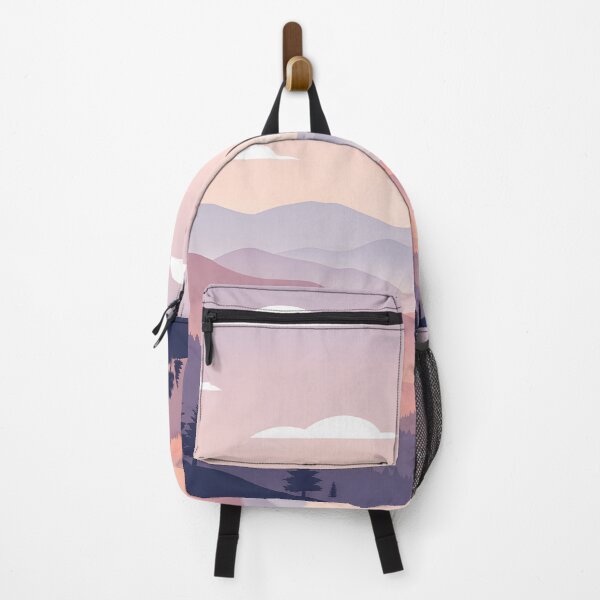 Item preview, Minimalist Dawn Mountain Scene designed and sold by Bionson Art.