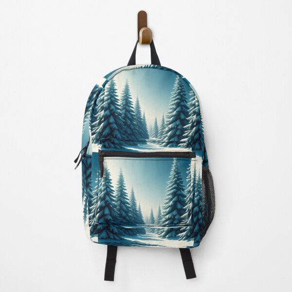 Item preview, Frozen Silence: Snow-Crowned Conifer Forest designed and sold by PawPrintedArt.