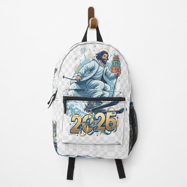 Item preview, Jesus Skiing Santa Style – 2026 Christmas Ski Holiday designed and sold by Assax99.