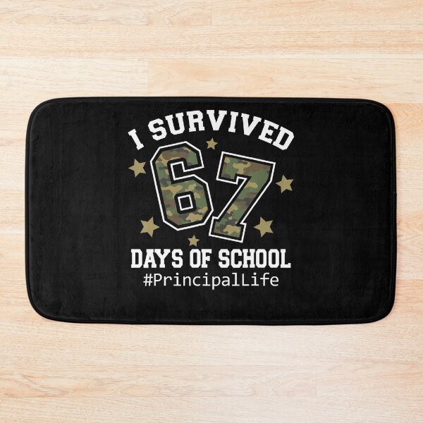 Item preview, I Survived 67 Days Of School Camo 6 7 Meme Principal Life designed and sold by MadalynKiehn.