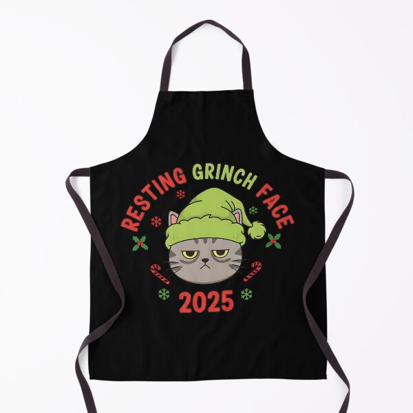 Item preview, Resting Grinch Face Funny Cat Design designed and sold by Silent Watch Threads..