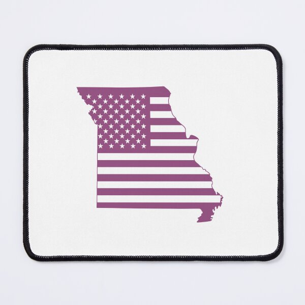 Item preview, Missouri USA Flag Silhouette – Stars and Stripes State Outline designed and sold by Paper Drip.