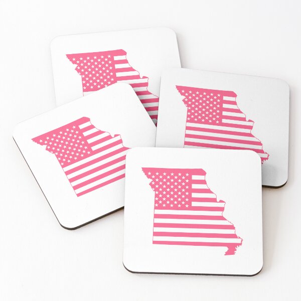 Item preview, Missouri USA Flag Silhouette – Stars and Stripes State Outline designed and sold by Paper Drip.