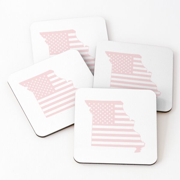 Item preview, Missouri USA Flag Silhouette – Stars and Stripes State Outline designed and sold by Paper Drip.