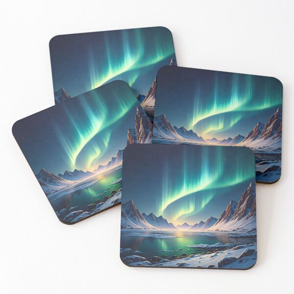 Item preview, Frozen Majesty Under the Aurora designed and sold by PawPrintedArt.