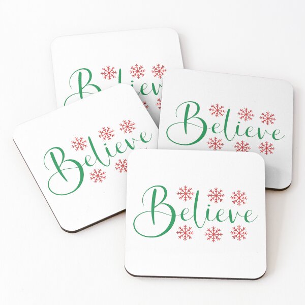 Item preview, Believe - Simple Inspiring Christmas Magic Quote designed and sold by FuzionRaptor.