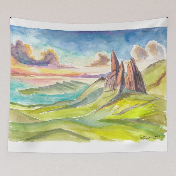 Item preview, Isle of Skye Serenity with The Old Man of Storr designed and sold by artshop77.