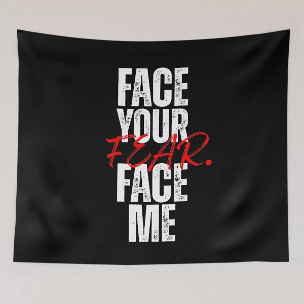 Item preview, Face Your Fear – Bold Motivational Typography designed and sold by Karim-Karem.