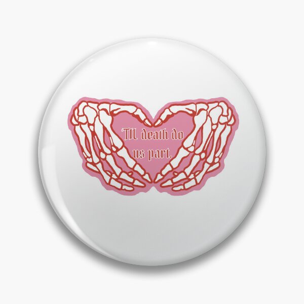 Item preview, “‘TIL death do us part” sticker deaign designed and sold by Thousandfurrs.