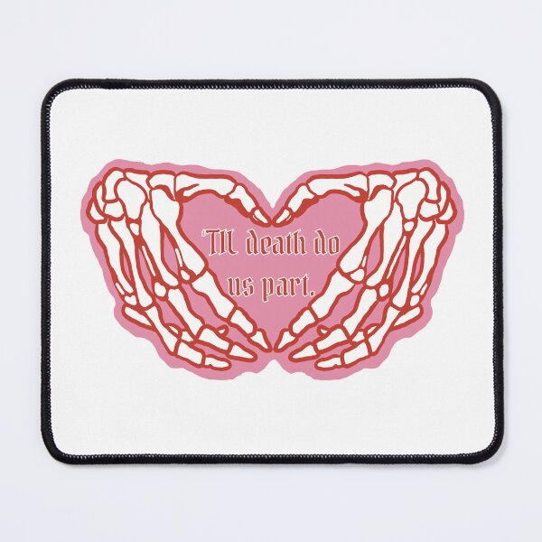 Item preview, “‘TIL death do us part” sticker deaign designed and sold by Thousandfurrs.