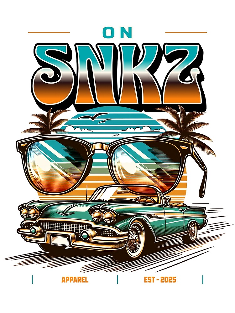 Thumbnail 3 of 3, Scarf, SNKZ Retro Ride designed and sold by SNKZAPPAREL.