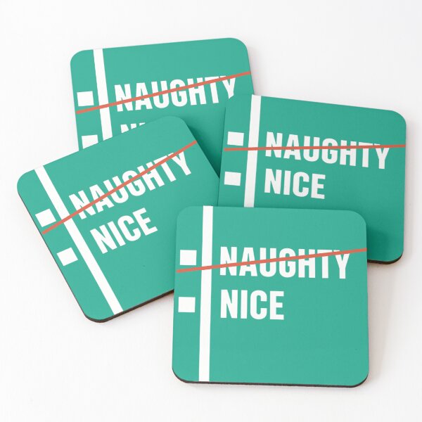 Item preview, Naughty or Nice Checkbox - Minimalist Christmas List Humor designed and sold by VandalMuse.