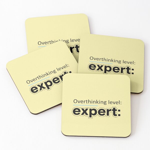 Item preview, Overthinking level: expert designed and sold by jassimGA.