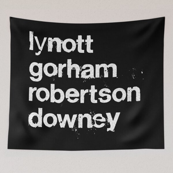 Item preview, Thin Lizzy Rough Textured Names Layout designed and sold by conleyrobinso.