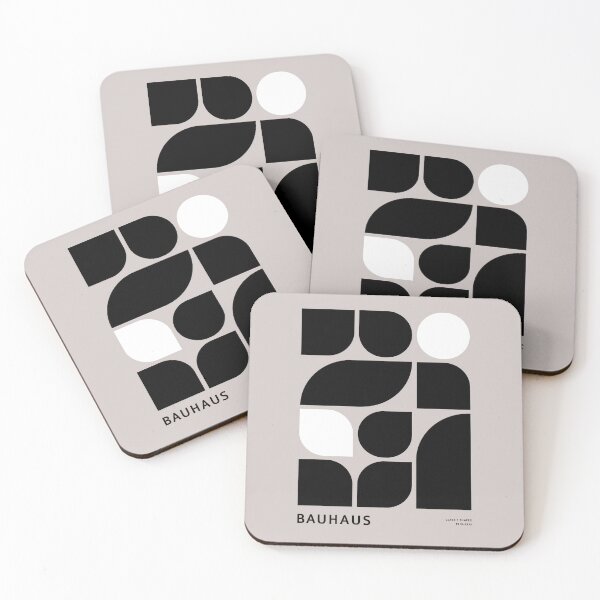 Item preview, Bauhaus inspired design vintage print monochrome designed and sold by gossalex.