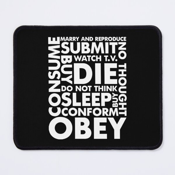 Item preview, They Live Minimalist Obey Message Layout designed and sold by DonnaBradsha.