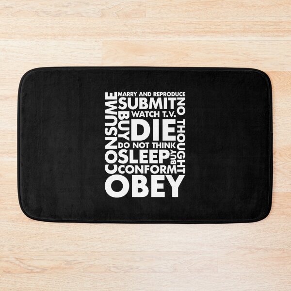 Item preview, They Live Minimalist Obey Message Layout designed and sold by DonnaBradsha.