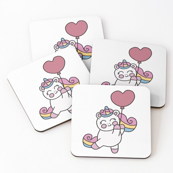 Item preview, Unicorn with a balloon  designed and sold by PinkieLotus.