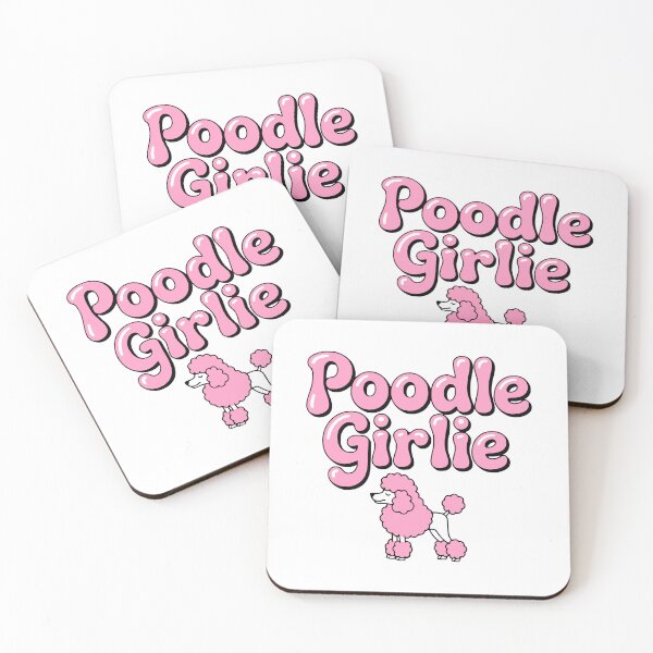 Item preview, Poodle Girlie! Pink Poodle Girlie designed and sold by PMCreative.