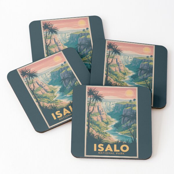 Item preview, Isalo National Park Madagascar Illustration Travel Art Vintage designed and sold by KrisSidDesigns.