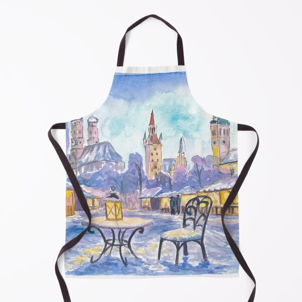 Item preview, Nocturne Winter Magic over Munich’s Frauenkirche, Rathaus and St. Peter designed and sold by artshop77.