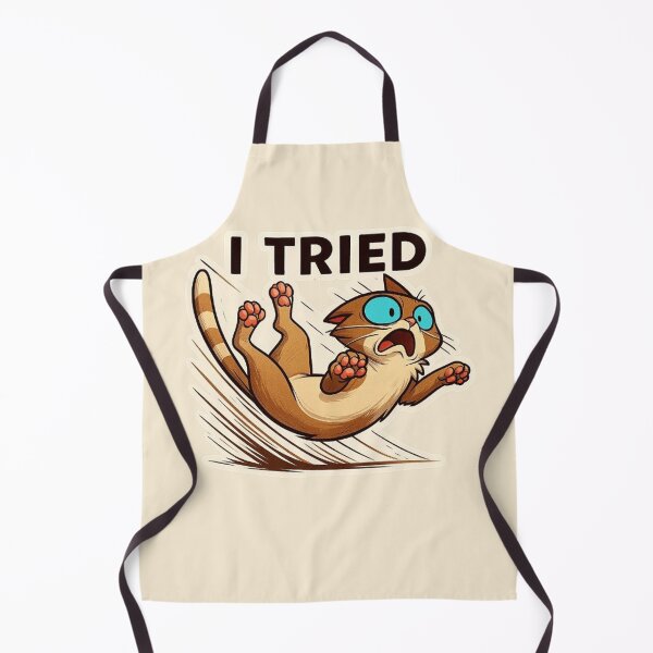 Item preview, I Tried – Jump Fail Cat designed and sold by MiLaKK.