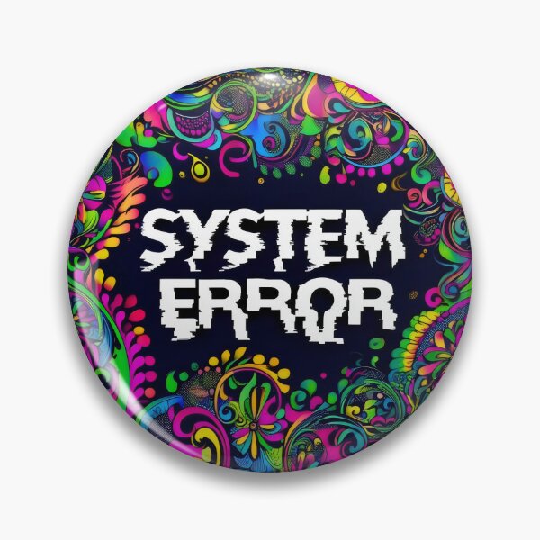 Item preview, Neon error. designed and sold by MyHappyArtShop.