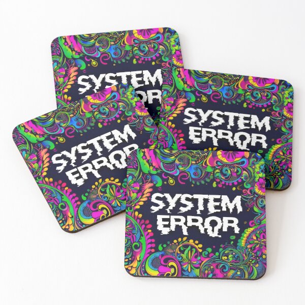 Item preview, Neon error. designed and sold by MyHappyArtShop.