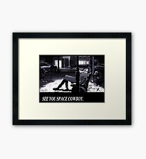 Cowboy Bebop See You Space Cowboy Framed Print