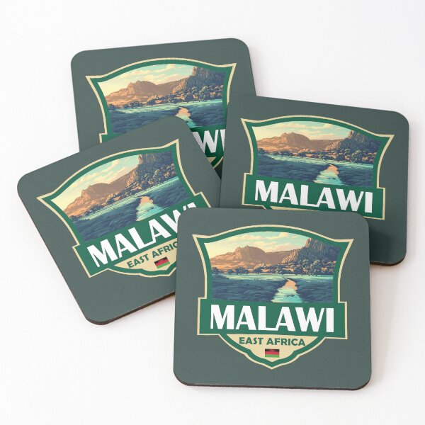 Item preview, Malawi Illustration Retro Badge designed and sold by KrisSidDesigns.
