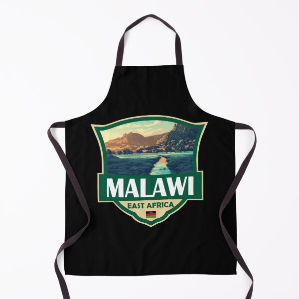 Item preview, Malawi Illustration Retro Badge designed and sold by KrisSidDesigns.
