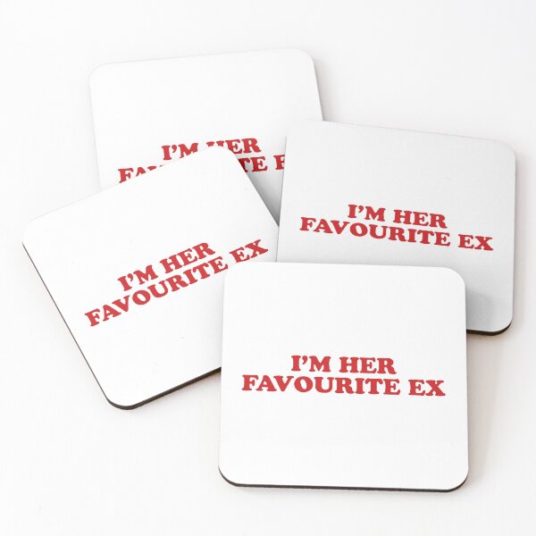 Item preview, I'm Her Favourite Ex – Funny Breakup Quote designed and sold by CurlyDude.