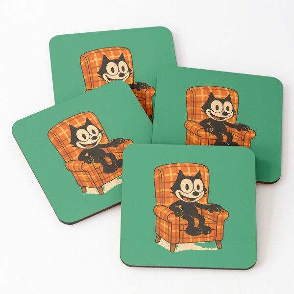 Item preview, FELIX CAT ON THE ARMCHAIR AT HOME VINTAGE ILLUSTRATION designed and sold by infinitearte.