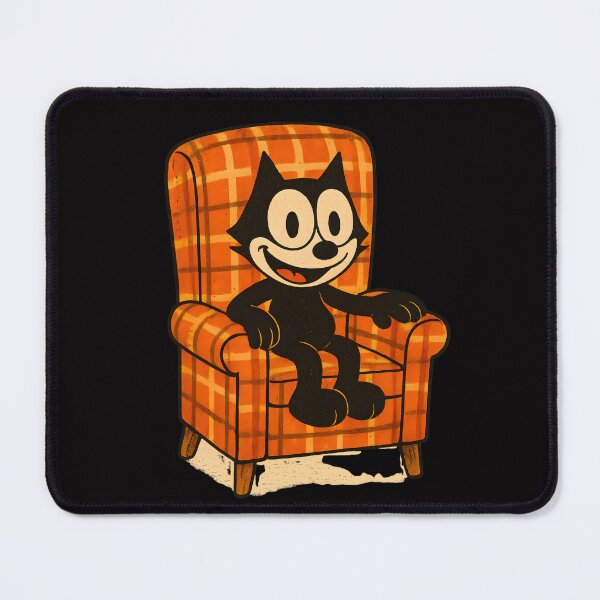 Item preview, FELIX CAT ON THE ARMCHAIR AT HOME VINTAGE ILLUSTRATION designed and sold by infinitearte.