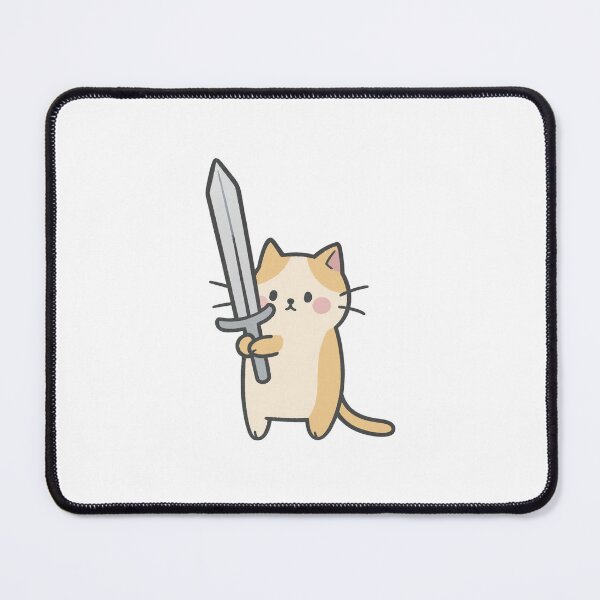 Item preview, Tiny Sword Cat designed and sold by SnorkleSupply.