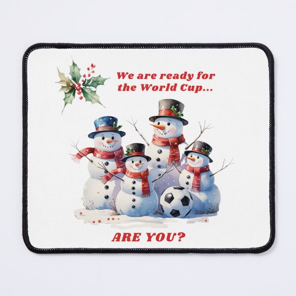 Item preview, Snowman Squad – Holiday Soccer Celebration designed and sold by PAPIRO SIGLO XXI.