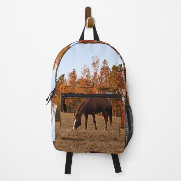 Item preview, Fall Days of Grazing with quarter horse in beautiful countryside landscape designed and sold by ncNatureVisions.